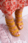 Women's Sandals on Stretch Anchor Yellow Liluena