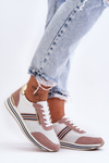 Leather Sports Shoes S.Barski AL21575 White-Pink