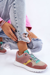 Women's Sneakers Big Star LL274422 Pink-Beige