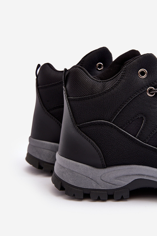 Buty Trekkingowe Męskie Klasyczne Czarne Gometti 85-920