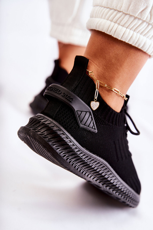 Women's sports shoes Sneakers Black Storia