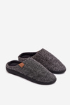 Men's Black Slippers Serevan