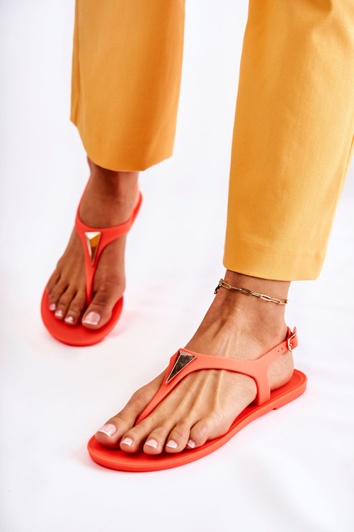 Women's Sandals Neon Orange Storm