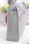 Monnari Minimalist Gray Women's Bag with Pocket