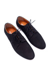 Men's Bednarek Nubuck Openwork Shoes Black Hermes