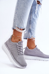 Women's Lace-up Sports Shoes Gray Lavarone