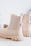 Kids Zip-Up Insulated Boots Beige Jolynn