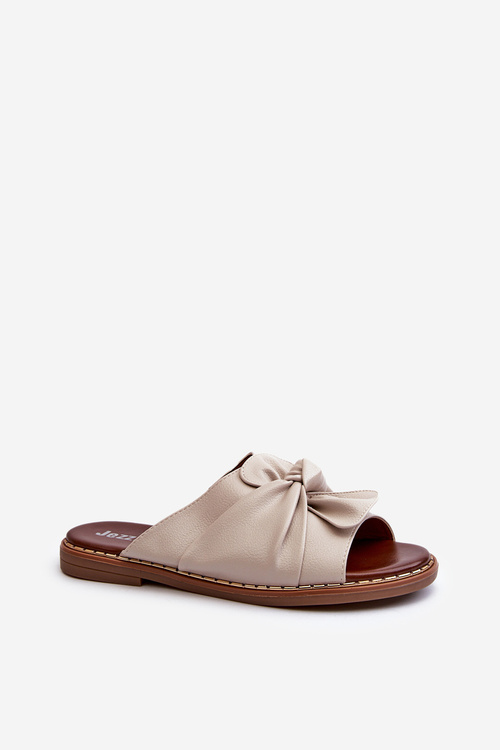 Women's Flat Sandals in Beige Nelvira