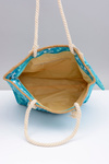 Women's Turquoise Large Beach Bag