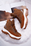 Women's Trekking Trappers Footwear Leopard Greem