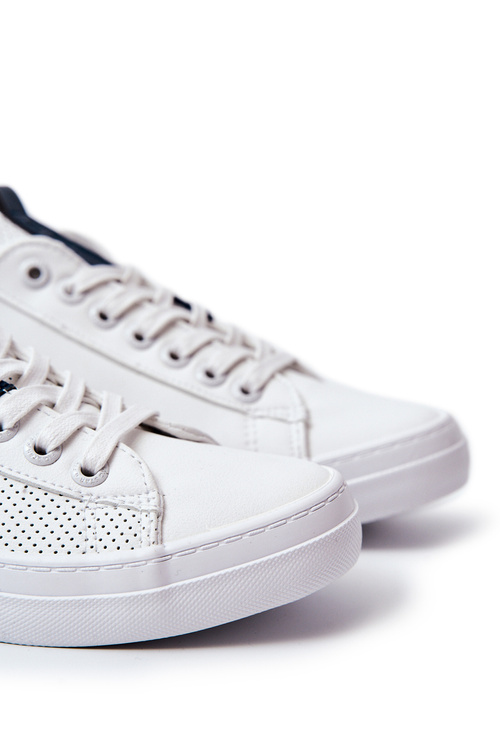 Men's Leather Sneakers BIG STAR JJ174226 White