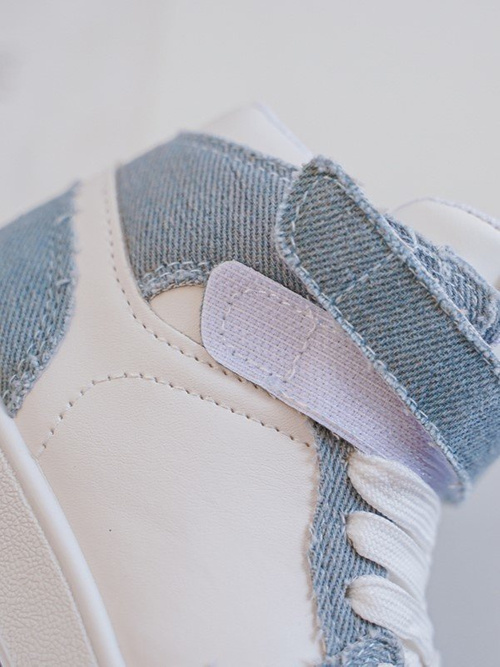 Children's Sport Shoes Jeans White-Blue Milara