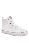 Trampki Męskie Cross Jeans Wysokie Ocieplone Białe KK1R4056C