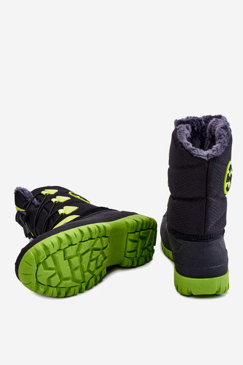 Dziecięce Śniegowce Ocieplane Lee Cooper LCJ-21-44-0519 Czarne