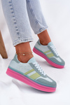 Low Platform Sneakers Blue Ovivene