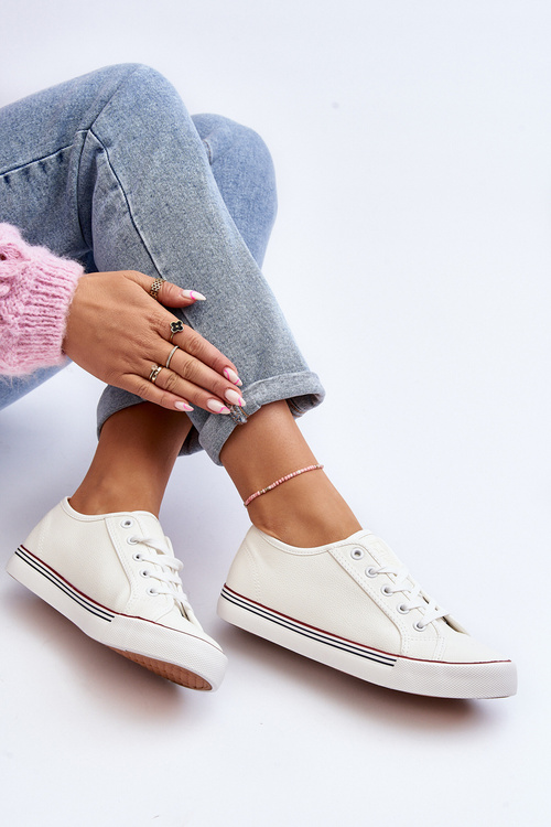 Women's Sneakers Made of Eco Leather White Lirean