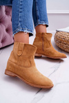 Women's Boots On Anchor Camel Evana