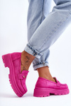 Women's Suede Slip-On Loafers Pink Pure Love