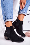 Women’s Classic Chelsea Boots Suede Black Walker