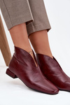 Women's ankle boots with delicate heel Bordeaux Elvienne