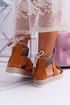 Women's Platform Sandals Camel Ergola