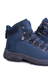 Trekking Shoes Men's Warmed Ankle Boots Navy Blue Carlito