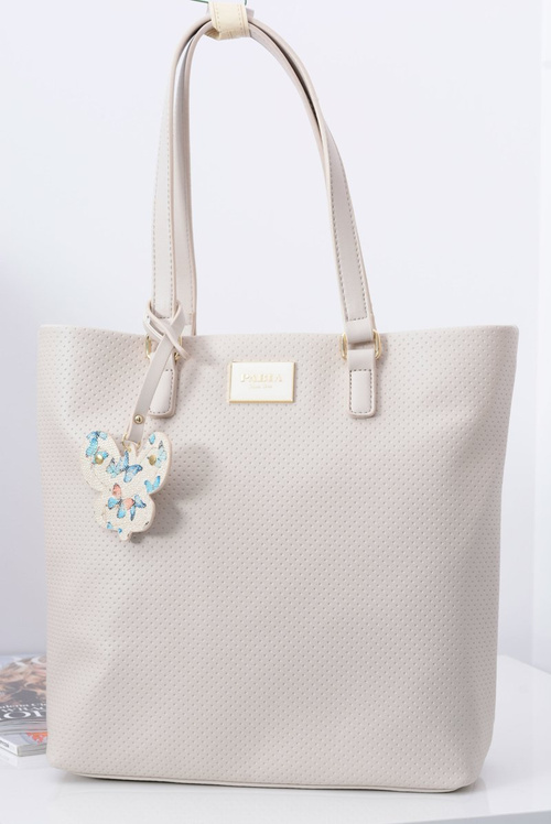 Handbag Women's Beige Shopper Bag to Hand