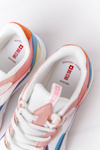 Buty Sportowe Memory Foam Big Star Biało-Różowe HH274809 