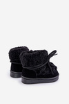 Warm Children's Lace-up Snow Boots Black Asija