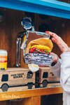 Set Food Truck Socks Box Beer Burger 3 Pairs