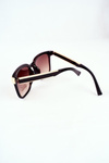 Women's Sunglasses Gold Prius PR-V43 Black Brown Gradient