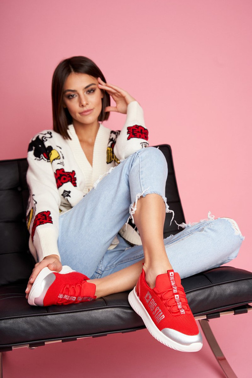 Women's Sports Shoes Big Star Red FF274A412