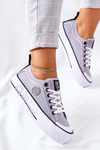 Tenisówki Trampki Platforma BIG STAR Szare II274023