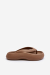 Women's Foam Flip Flops Japanese Khaki Roux