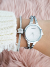 Ernest Silver Women's Watch on Bracelet Classy