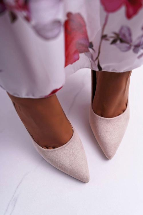 Women's Suede Stilettos Beige Yanna