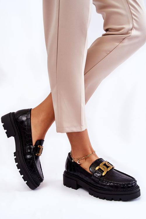 Women's Leather Shoes La.Fi 210031B-XC Black