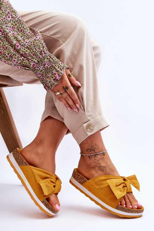 Slippers On A Platform Red So Comfy