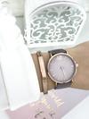 Women's Watch Ernest Manon Suede Purple Gold