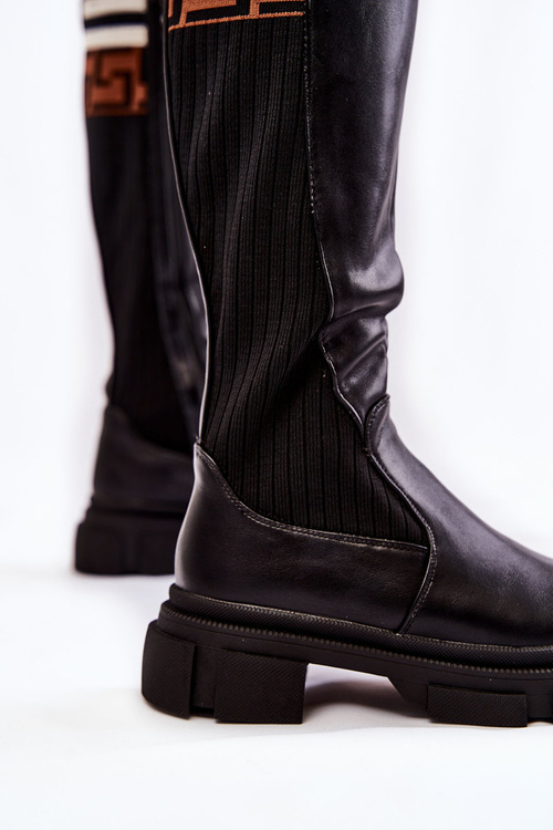 Women's Knee High Boots Black Kathrin