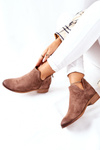 Women's Suede Boots Warmed Beige Joaliene