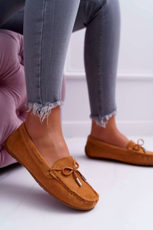 Women's Suede Comfort Moccasins Camel Buggy