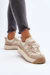 Women's Sports Shoes Sneakers Beige Phyrena