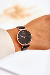 Women's Classic Watch On A Leather Strap Giorgio & Dario Black