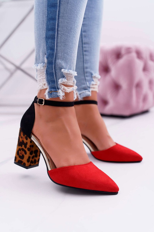 Women's Panther Red Ferri Stiletto Pumps