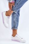 Women's Sneakers Classic White-purple Ville