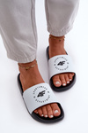 Women's Slides 4FMM00FFLIF044A-10S White-Black