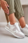 Women's Glitter Sneakers White Velaniela