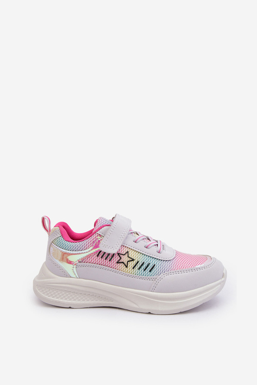 Girls Lace-Up Sports Shoes Multicolor Adriney