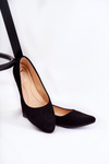 Women's Classic Suede Ballerinas Black Arina